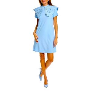 Gracia Womens Frill Trim Shift
Dress. Size: Small